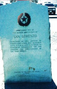 San Lorenzo Monument, El Paso County, Texas