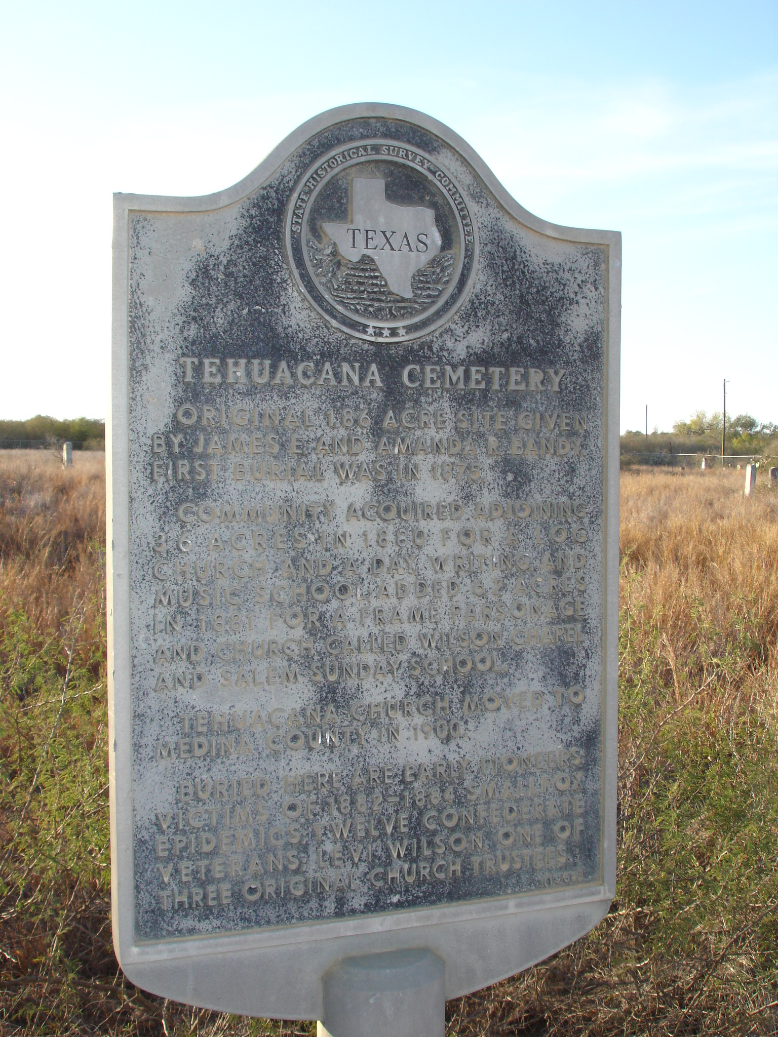 Tehuacana Cemetery, Frio County, Texas