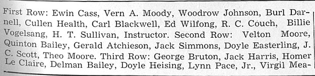 Vocational Agriculture Class of Haskell High School, 1935, Haskell County, Texas