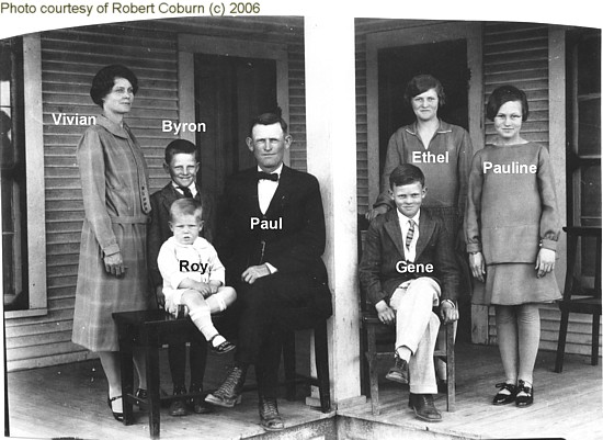 Paul and Vivian Frierson family, Haskell county, Texas