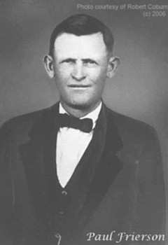 Paul Frierson, Haskell county, Texas