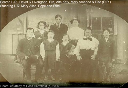 David & Mary Amanda Livengood, Haskell county, Texas