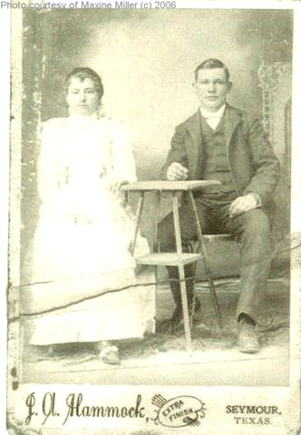 Chester and Nellie Bryant Jones, Haskell county, Texas