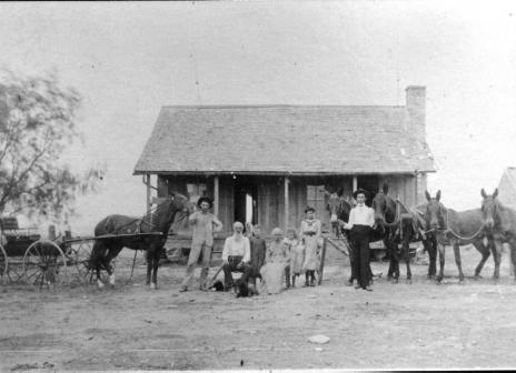 Caleb Horton Brinson and Margaret America Eve McGee Merchant, Haskell County, Texas