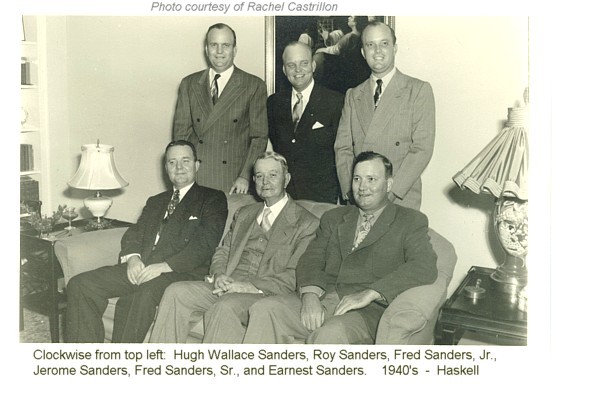 P. D. Sanders Family, Haskell County, Texas