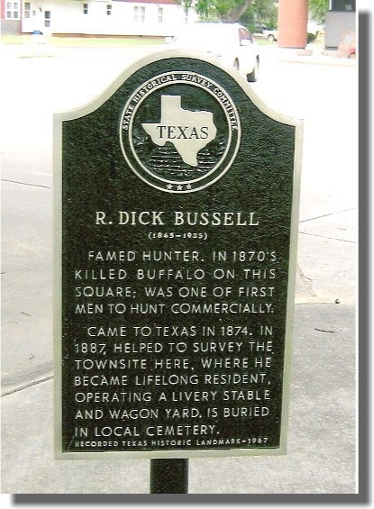 R. Dick Bussell, Hemphill County, Texas