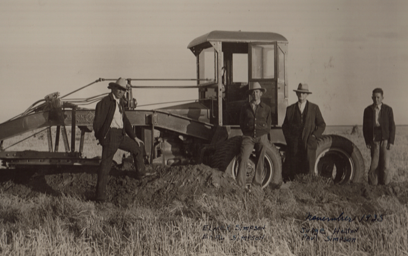 Elmer Simpson, Hemphill County, Texas