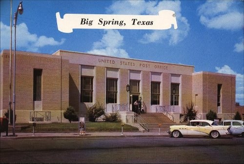 USPO, Big Spring, Howard County, Texas