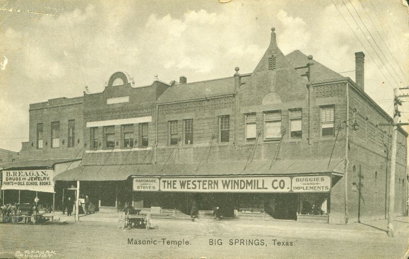 Masonic Temple, Big Spring, Howard County, Texas