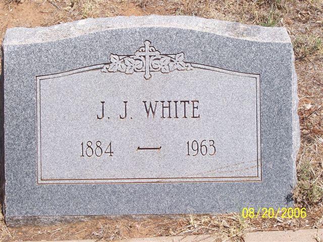 Tombstone of J. J. White (1884-1963)