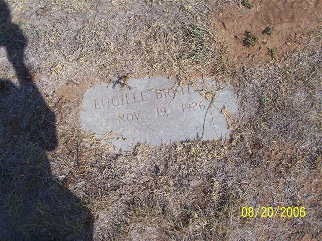 Tombstone of Lucille Breitling (1926-1926)