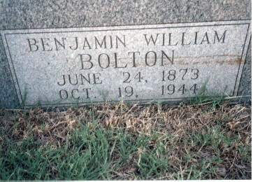 Ben Bolton tombstone