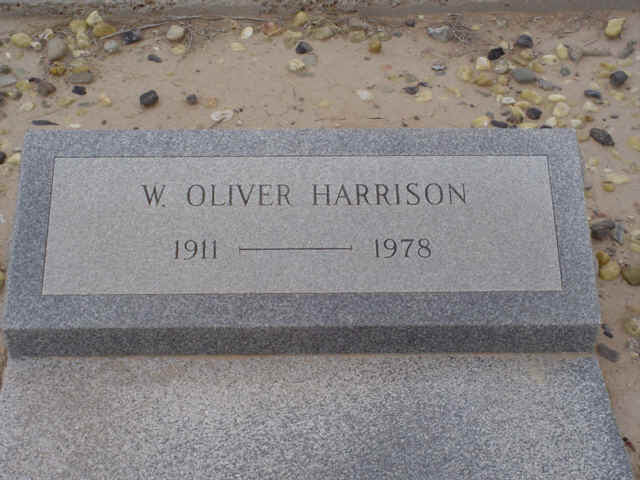 W. Oliver Harrison, Reeves County, Texas