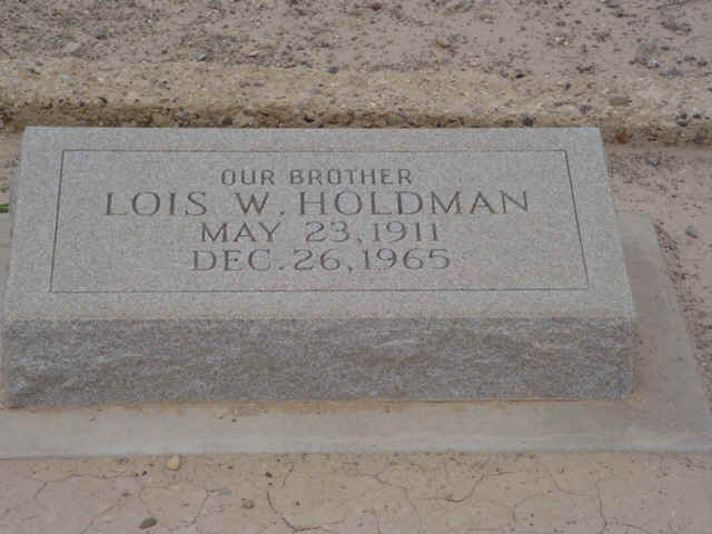 Lois W. Holdman, Reeves County, Texas