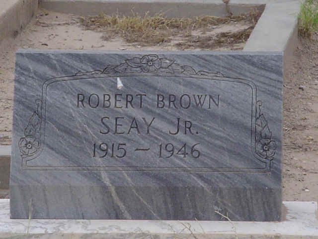 Robert Brown Seay Jr, Reeves County, Texas