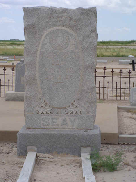 Robert Brown Seay, Reeves County, Texas