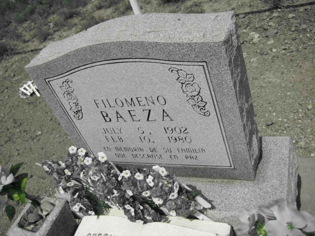 Filomeno Baeza, Reeves County, TXGenWeb