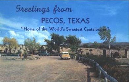 1950s Pecos Cantaloupes, Reeves County, Texas