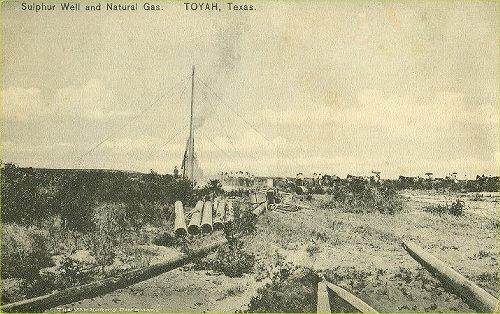 Toyah Tx Sulphur Well 1909, Reeves County, Texas