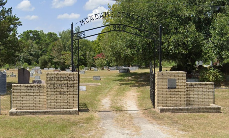 McAdams Cemetery, Walker County, Texas